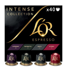 LOR Espresso Intense Variety Box Coffee Pods x40 Nespresso Compatible