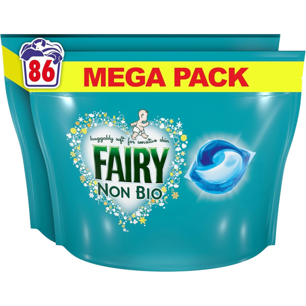 Fairy Non Bio Pods Washing Liquid Capsules For Sensitive Skin 86 Washes 43