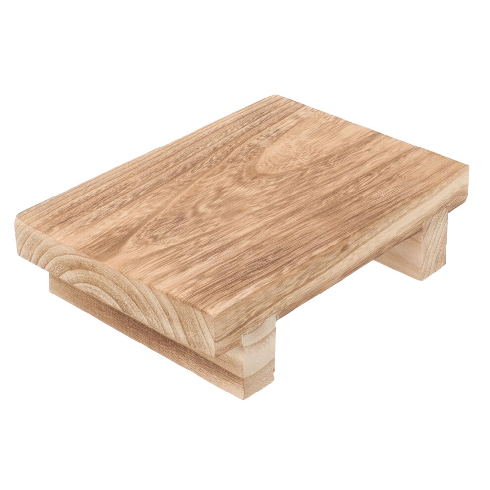 Wood Step Bench Footstool, Lightweight Wooden Stool For Adults, Bathroom Kitchen Bedroom Use, Ergonomic Comfort Relief 9382693183439
