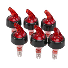 6 Stuks Maatregel Liquor Schenker, Plastic Gemeten Liquor Schenker Meetkamer Schenker Schenktuit Stopper voor Liquor Wijn