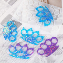 Stampo nel Silicone per Nocche nel Ottone Riutilizzabile DIY nel Resina Epossidica per Dito Tigre nel Silicone per  nel Silicone per Specchietto