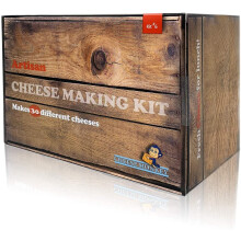 Cheese Making Kit make 30 different Artisan Cheeses Basket