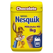 Nesquik Chocolate Flavoured Milkshake Powder with Vitamin C D 1kg Tub Pack