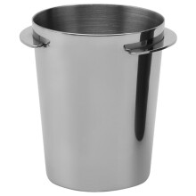 51 Mm Kaffedoseringskopp Sniffmugg för Espressomaskin Slitstark Kaffedoseringsmugg i Rostfritt StåL Silver