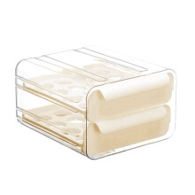 2 Tier 32 Lade Ei Opbergdoos Plastic Keuken Koelkast Container Organizer Eierrekje Lade