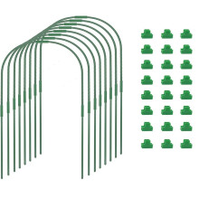 GewäChshaus-Reifen Grow Tunnel, Rostfreier Kunststoffbeschichteter Stahl-StüTzrahmen GewäChshaus-Reifen für Hochbeete