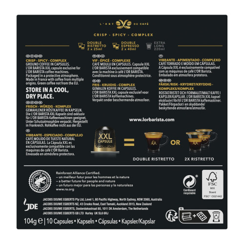 L'OR L'OR BARISTA Double Ristretto XXL Aluminium Medium 2