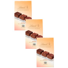 Lindt Choco Wafer Assorted Chocolate Box 135g 10 Assorted Milk Dark and Mi