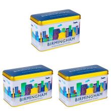 New English Teas Birmingham City Skyline Tea Tin with 40 Breakfast Teabags