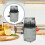 2L Ice Crusher Shaver Tragbare Handkurbel-Eismaschine für Heim-Eis-Eis-Chip-Eis Manuell A 5