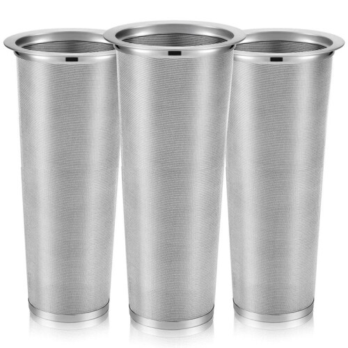 3PCS Cold Brew Kaffeefilter Edelstahlfilter Kaffee-Tee-Ei Kaffeesieb Masons Einmachglas-Netzfilter