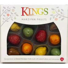 Marzipan Fruit Gift Box  Marzipan Fruit Sweets 150g with a Thank You Sticke