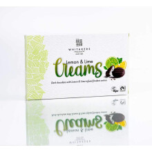 Whitakers Dark Chocolate Lemon Lime Creams Pack of 2