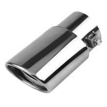 Vent Exhaust Hose Stainless Steel Car Exhaust Tip 2.1In To 1.5In Universal Exhaust Pipe Adapter Tail Pipe Silver