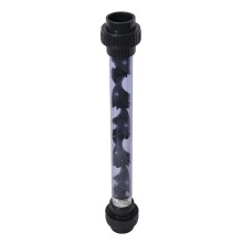 63Mm Union Connector UPVC Helical Static Mixers Industry Anti Corrosion Plastic Dosing Liquid Mixing Device