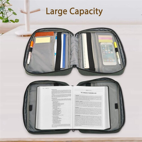 Bible Bag Book Organizer Tablet Electronics Organizer Waterproof Book Tote 1