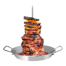 Brocheta Vertical para Grill-Al Pastor Brocheta BrasileñA Soporte Vertical para Tacos al Pastor, Shawarma, Kebabs, Gyros