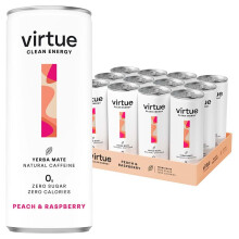 Virtue Yerba Mate Natural Energy Drink Sugar Free Zero Calories Vegan Ket