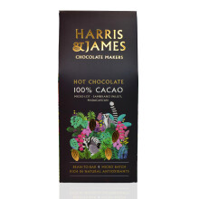 Harris James 100 Madagascan Cacao Hot Chocolate Decedent Bean to Bar Luxur