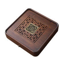 Chinese Bamboo Tea Tray Drainage Water Storage Trays Tradition Tea Board Household Tea Table Pu'Er Teaware Decorative
