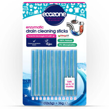 EcoZone Drain Cleaning Sticks Enzymatic Pipe Unblocker Prevents Plug Hole O