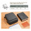 Bible Bag Book Organizer Tablet Electronics Organizer Waterproof Book Tote 8