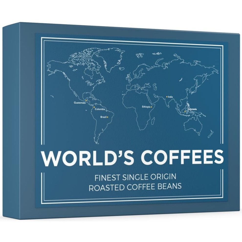 Black Vibes Gourmet Coffee Beans Gift Set Worlds Coffees Whole Roasted Coffee Beans 4