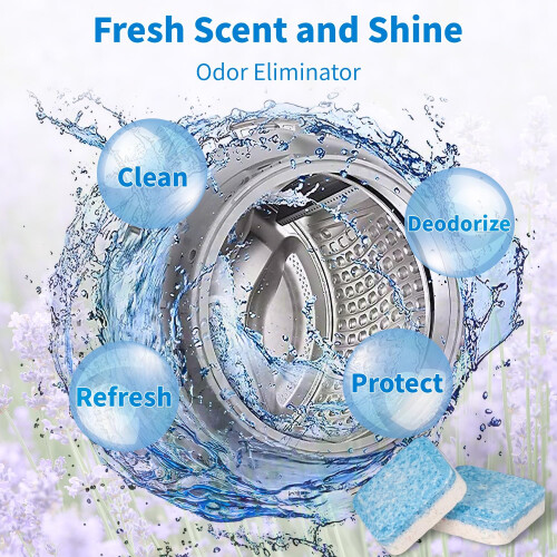 Washing Machine Cleaner Deep Clean Tablets  24 Pack for YearRound Deep Clea 2