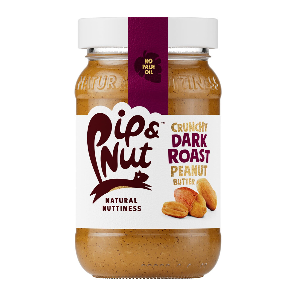 Pip & Nut Pip Nut Ultimate Extra Crunchy Roast Peanut Butter 6 X 300G Natural Dark