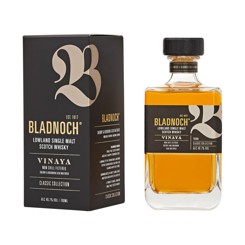 Bladnoch Vinaya Lowland Single Malt Scotch Whisky 467 Abv 1 X 70Cl Bottl