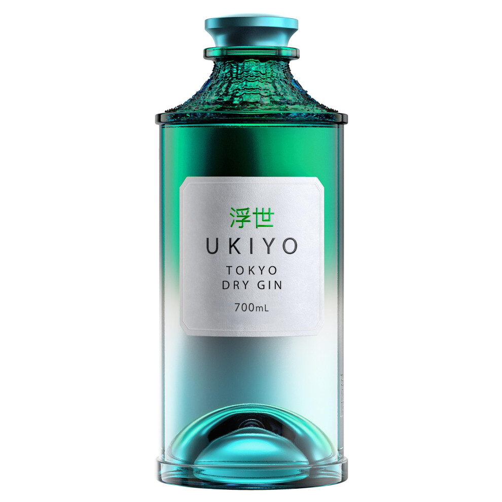 UKIYO Tokyo Dry Japanese Craft Gin Classic Yuzu Milan and Sakura Dist