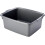 Addis Addis 502813 Plastic Butler Large Rectangular Bowl Metallic Silver 125 Litr 1