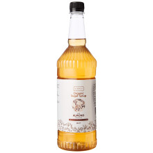 Simply Organic Almond Syrup, Vegan & Nut Free Natural Flavoured Syrup for Coffee, Cocktails & Baking (1 Litre)