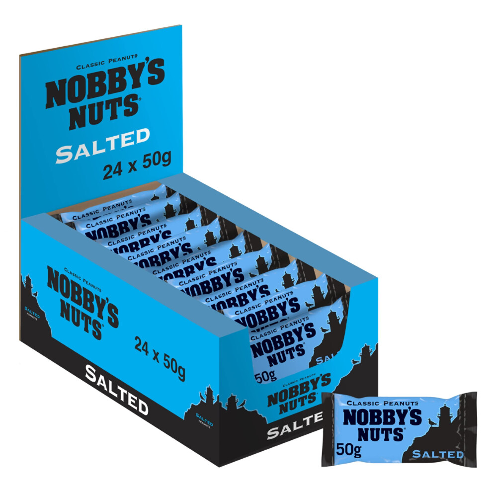 Nobby's Nuts Classic Salted Peanuts 50G Case Of 24