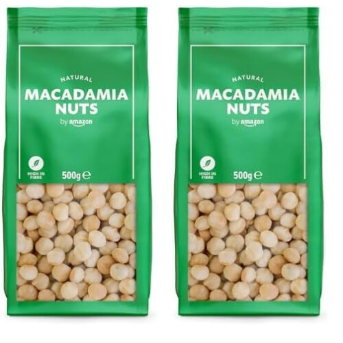 by Amazon Whole Macadamia Nuts 500 g Pack of 2