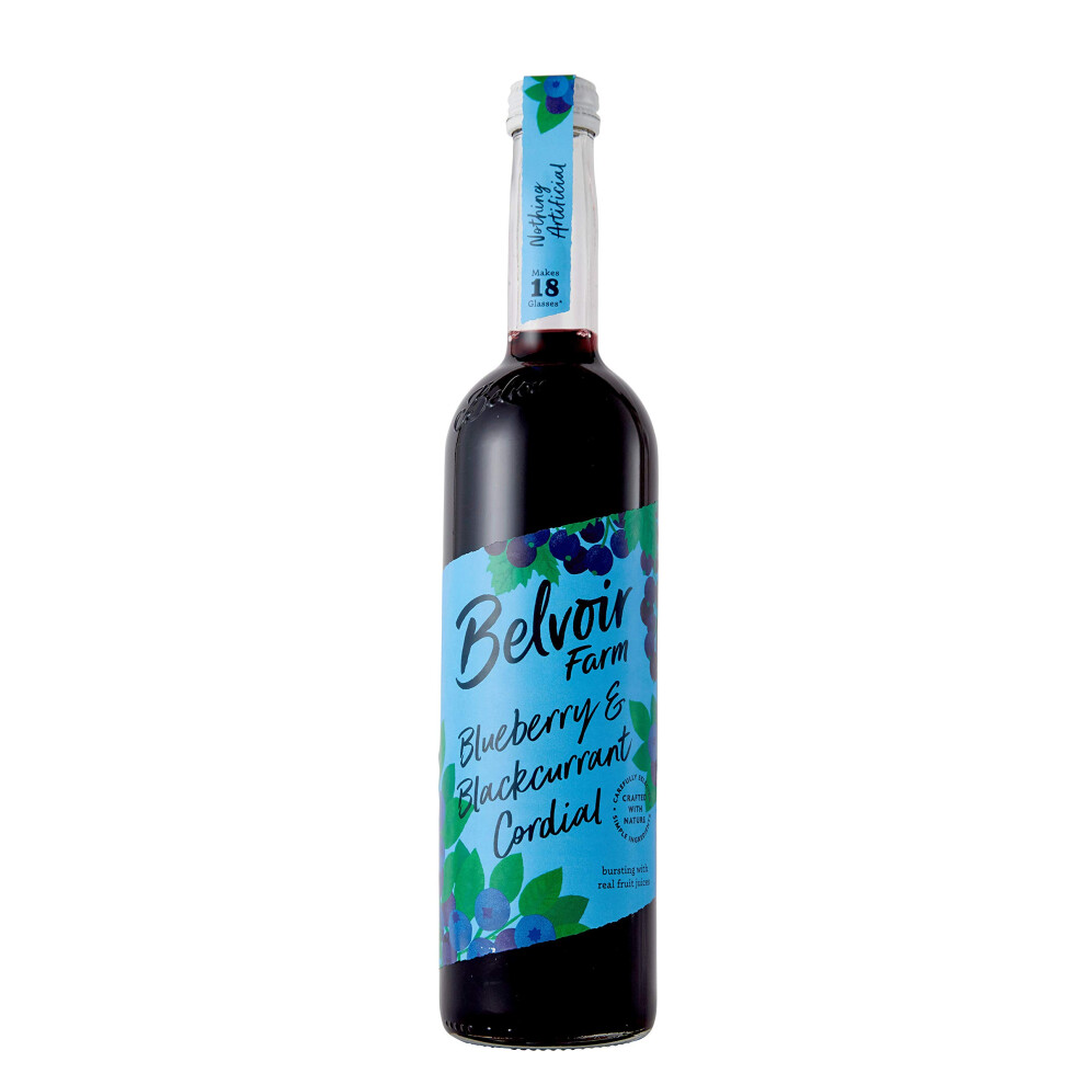 Belvoir Fruit Farms Belvoir Farm Blueberry And Blackcurrant Cordial Blended Real Fruit And Ber