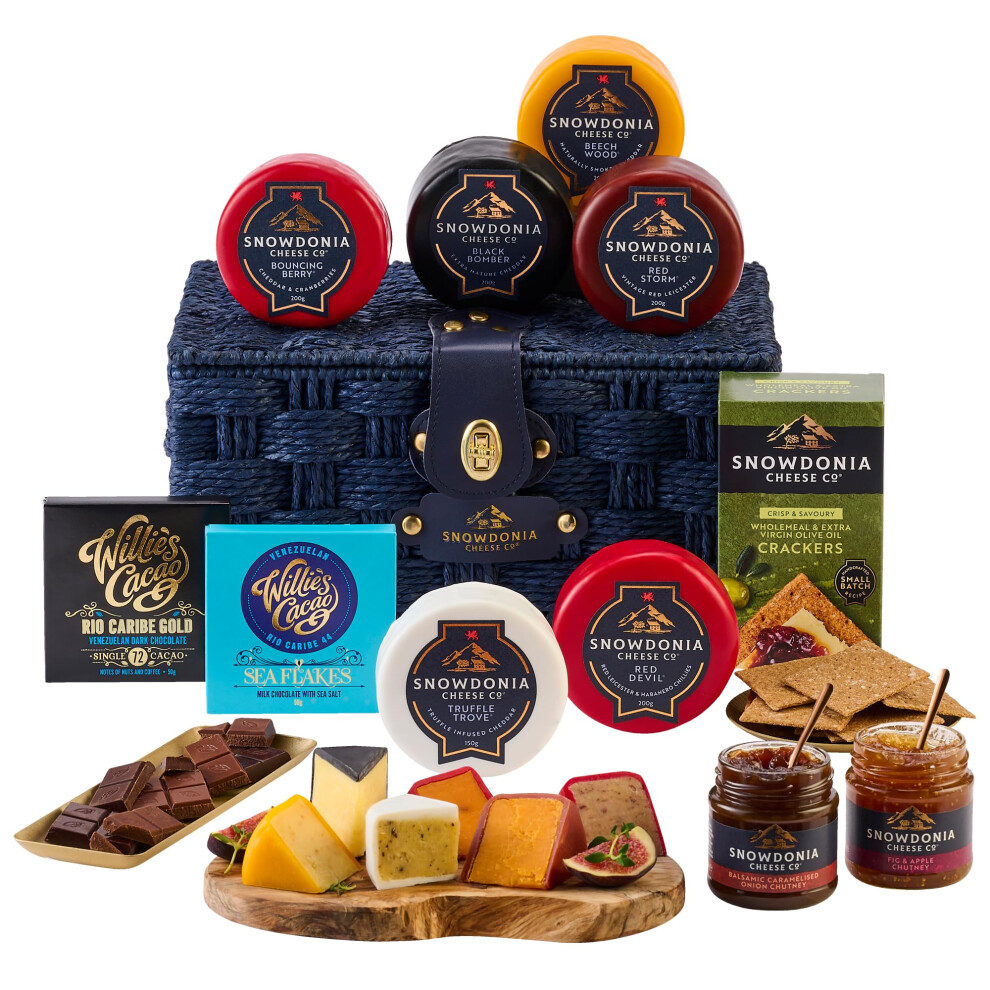 Snowdonia Cheese Company Decadent Cheese Hamper 6 Luxury Welsh Cheeses 2