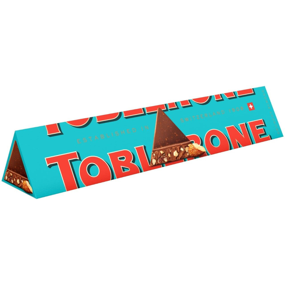 Toblerone Milk Chocolate Honey And Almond Nougat With Crunchy Almonds Large
