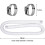 4 Pack Swimming Pool Replacement Hoses,1.25In Diameter Pool Filter Replacement Hoses for Above Ground Pools 6