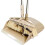 Long Handled Dustpan and Brush Broom and Dustpan Set BEIGE DP 1 PACK 6