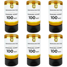 MANUKA DOCTOR MGO 100 Squeezy Manuka Honey Multifloral 6x300g 100 Pure New