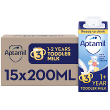 Aptamil 3 Toddler Baby Milk Ready to Use Liquid Formula 13 Years 200ml Pack
