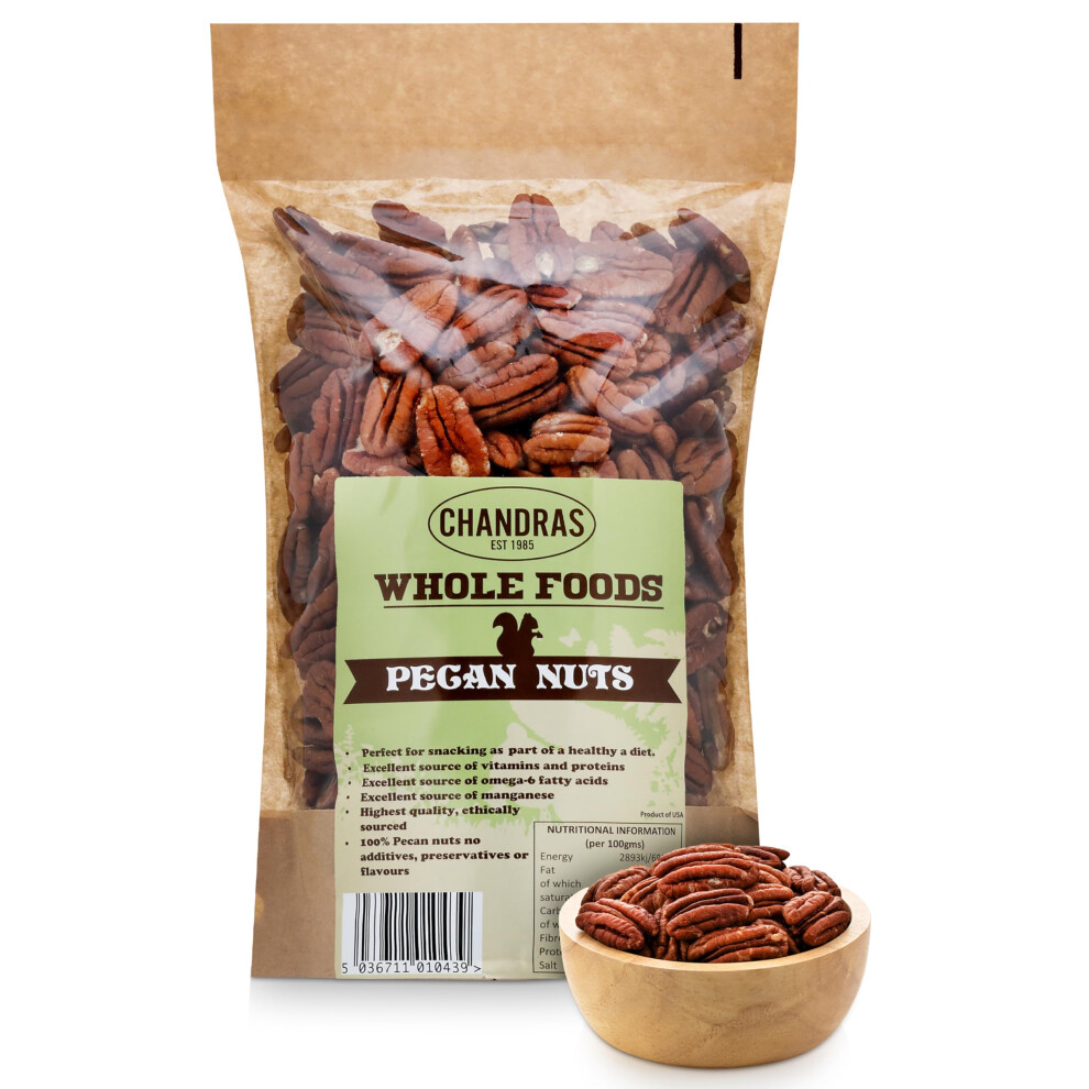 Chandra Whole Foods – Pecan Nuts 1Kg