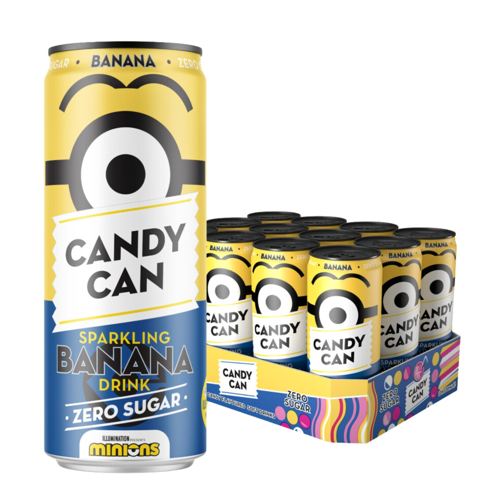 Candy Can Minions Banana Candy Fizzy Drink Nostalgic American Soda Flavours