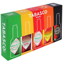 TABASCO Hot Sauce Set Hot Sauce Gift Set with 5 mini Tabasco bottles 5x60m