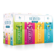 SERVED Cocktail Variety Pack 8 ABV Premium Bar Quality Cocktails PreMixed