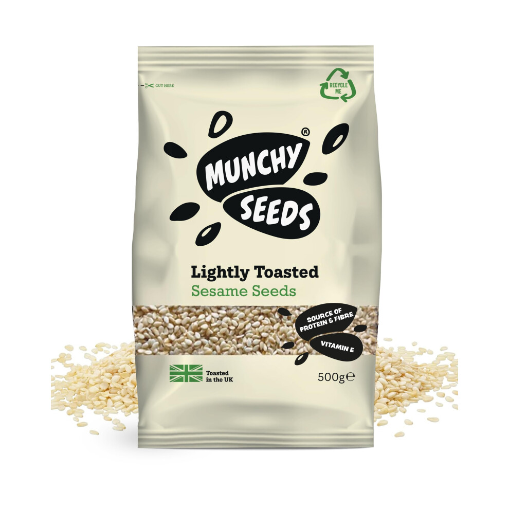 Munchy Seeds Lightly Toasted Sesame Seeds 500G