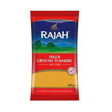 Rajah Spices Haldi Ground Turmeric Holud Haldi Haldar Haladi 400g