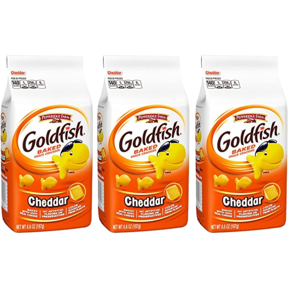Pepperidge Farm Goldfish, Cheddar, 6.6 Ounce Bag