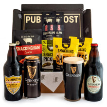 Serious Pig  Guinness Gift Set with Official Guinness Glass and Gourmet Pub